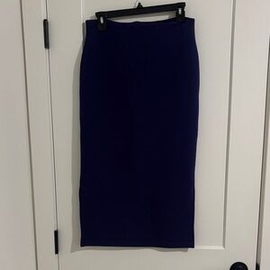 Leze the Label Navy Purple Pencil Skirt size L